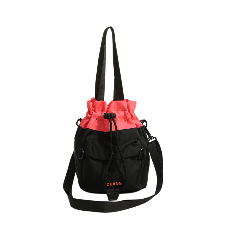 New Style Contrasting Bucket Bag