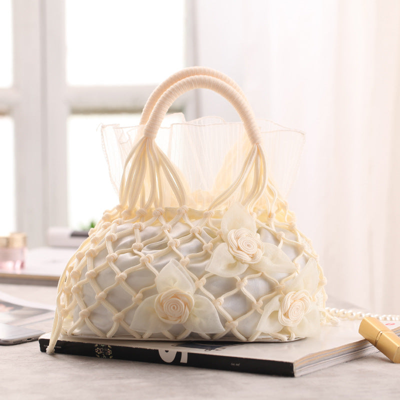 Bridesmaid's Handcrafted Knitted Handbag