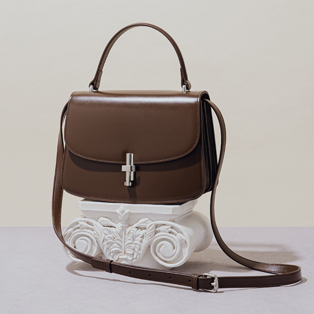 Pure Genuine Leather Crossbody Bag