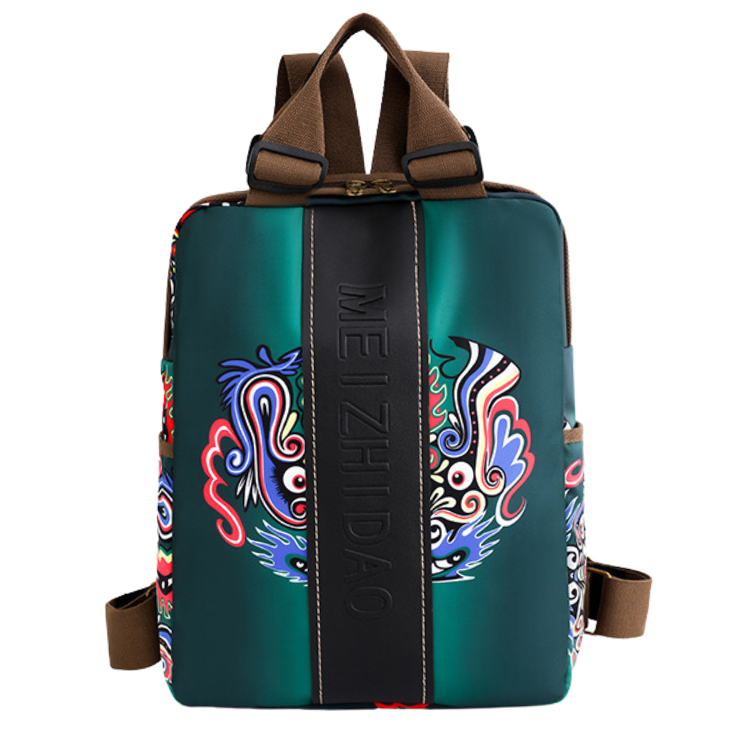 Trendy Printed Casual Backpack