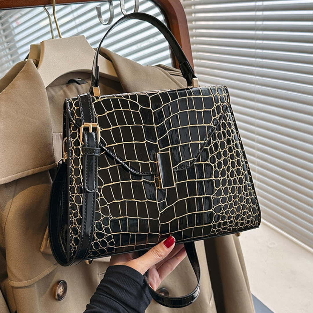 Texture Crocodile Pattern Handbag