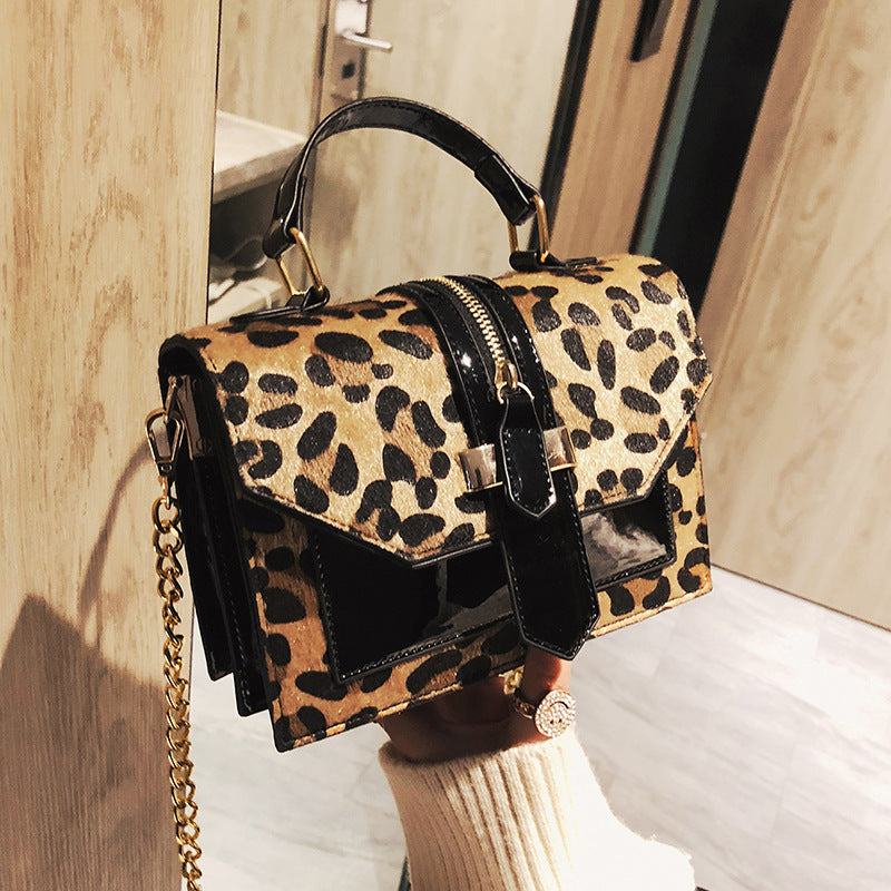 Leopard Print Small Flap Women Bags