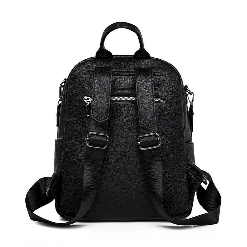 Chic Woven Large Capacity Backpack