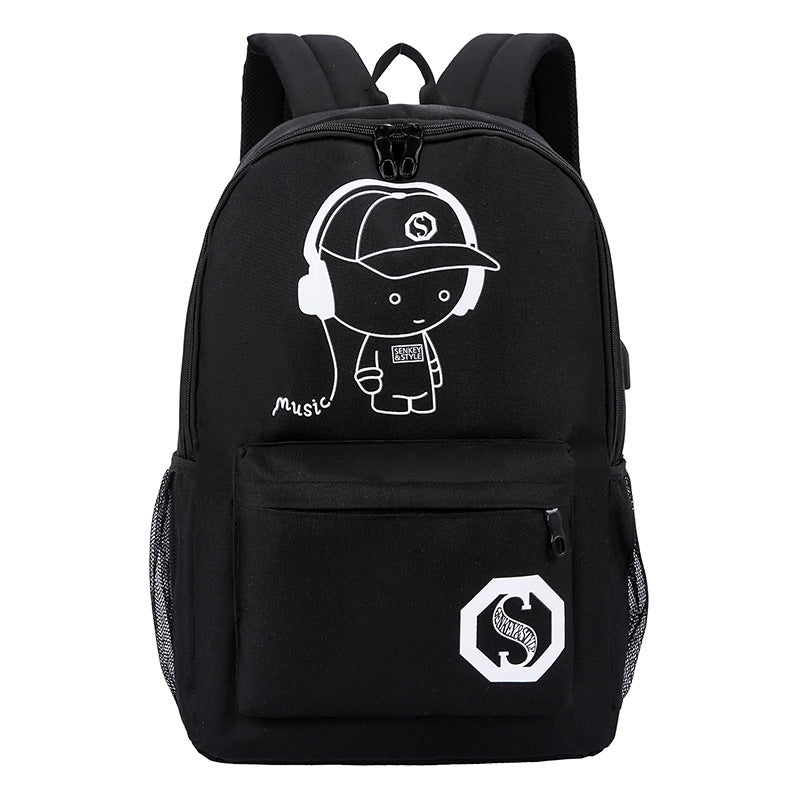 Luminous Learning Mesh Backpack