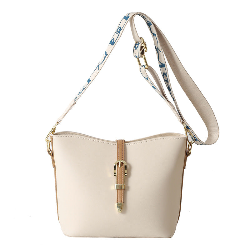 Western Chic Wide Bucket Bag