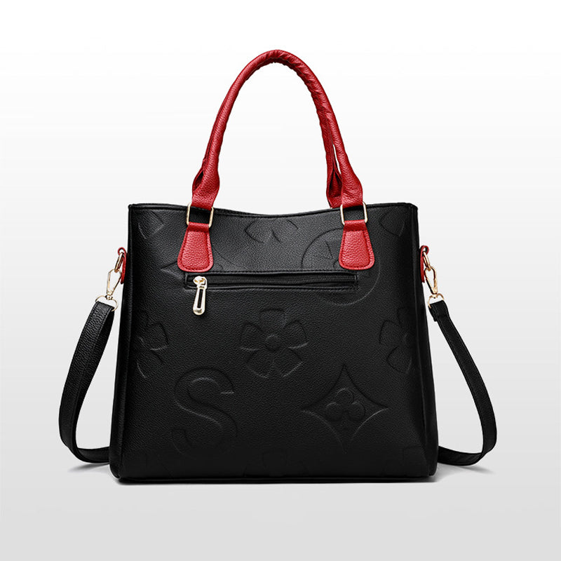 Embossed Charm Tote Bag