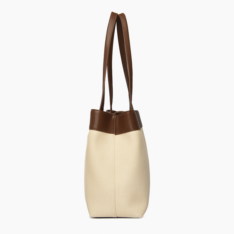 High-End Contrast Color Large Capacity Shoulder Bag