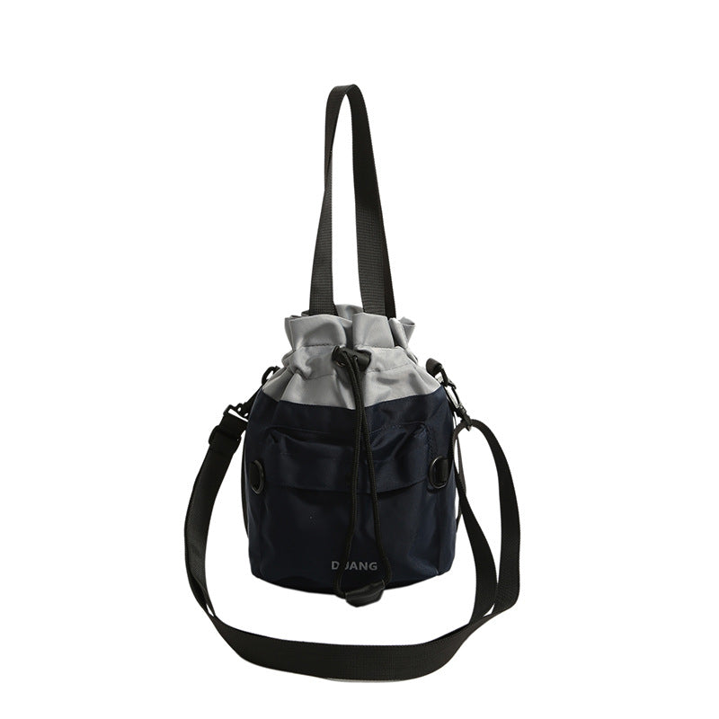 New Style Contrasting Bucket Bag