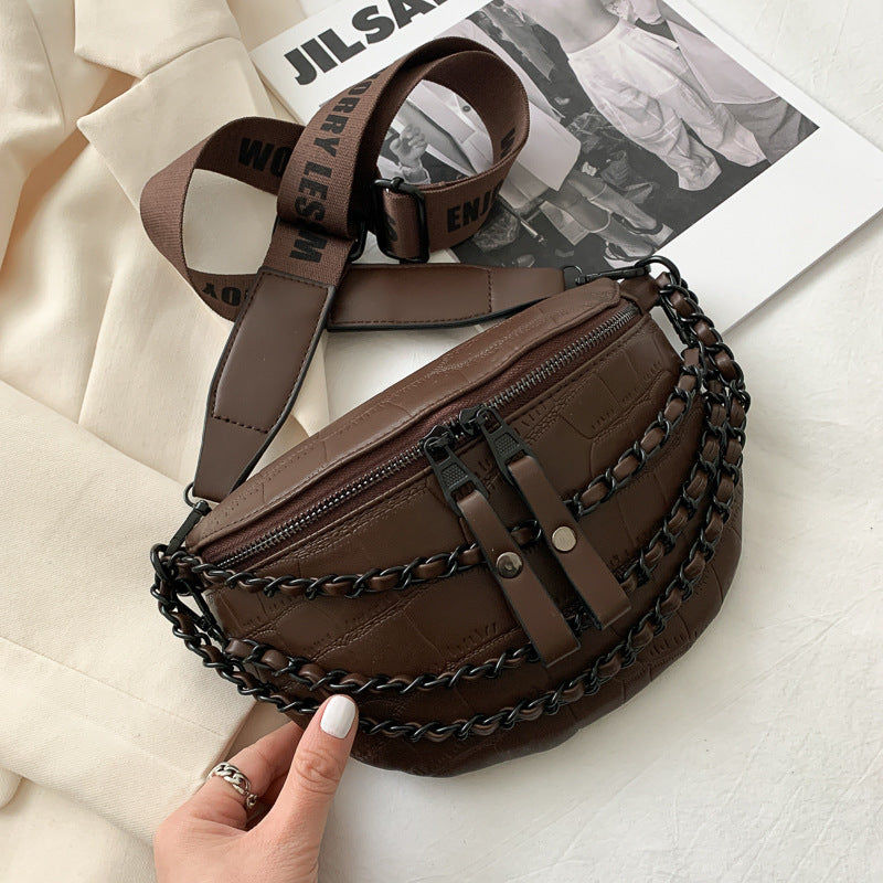 Vintage Croc Trendy Crossbody Bag