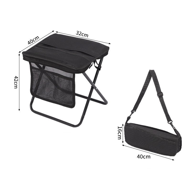 TrailMate Unisex Convertible Crossbody Bag & Folding Camping Stool