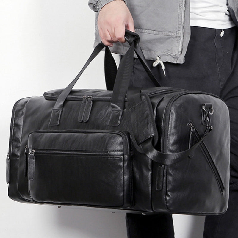 Premium Leather Finish Professional Duffle Bag