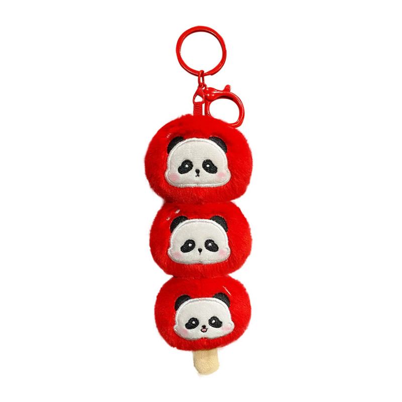 Cute Panda and Turtle Candied Haws Bag Charm