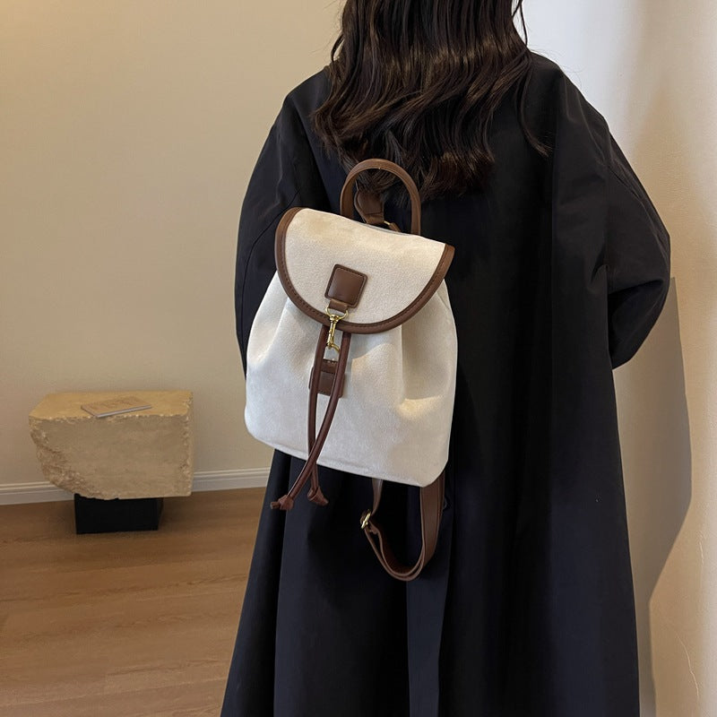 Flair Flap Drawstring Backpack