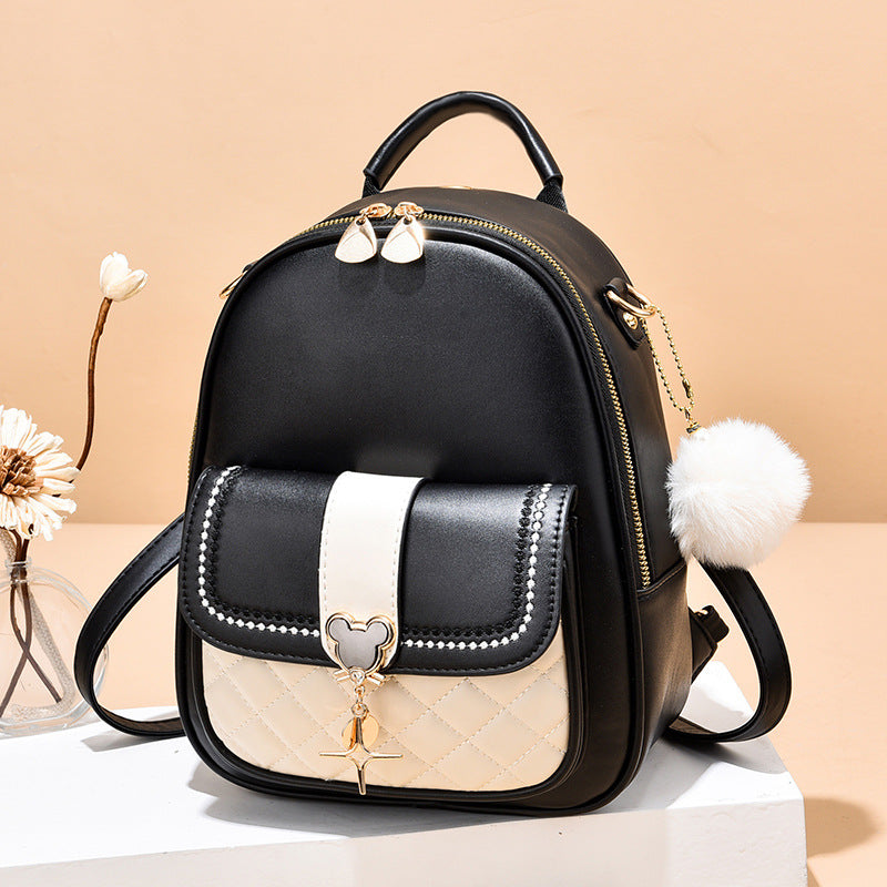 Trendy Soft Leather Backpack