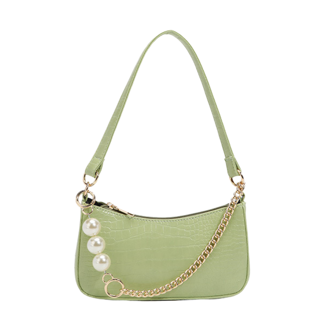 Chic Parisian Pearl Shoulder Bag