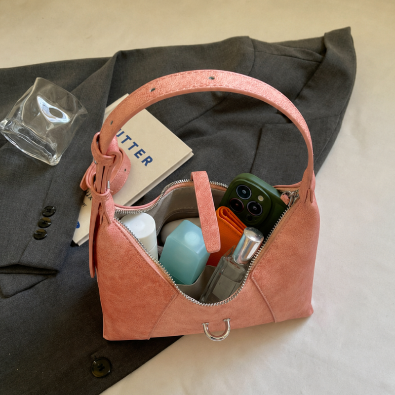Soft Buckle Detail Women’s Shoulder Bag