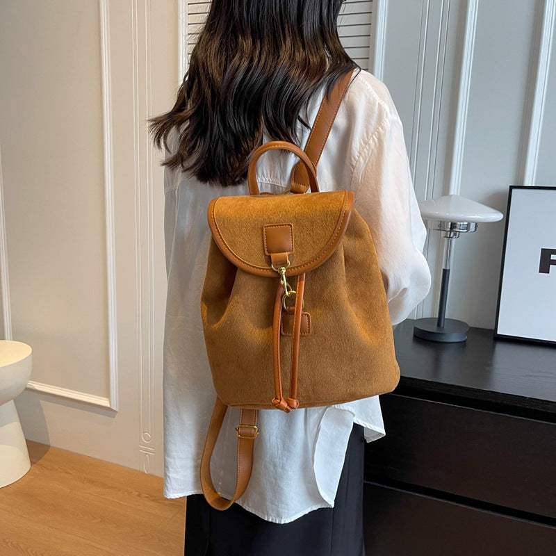 Flair Flap Drawstring Backpack