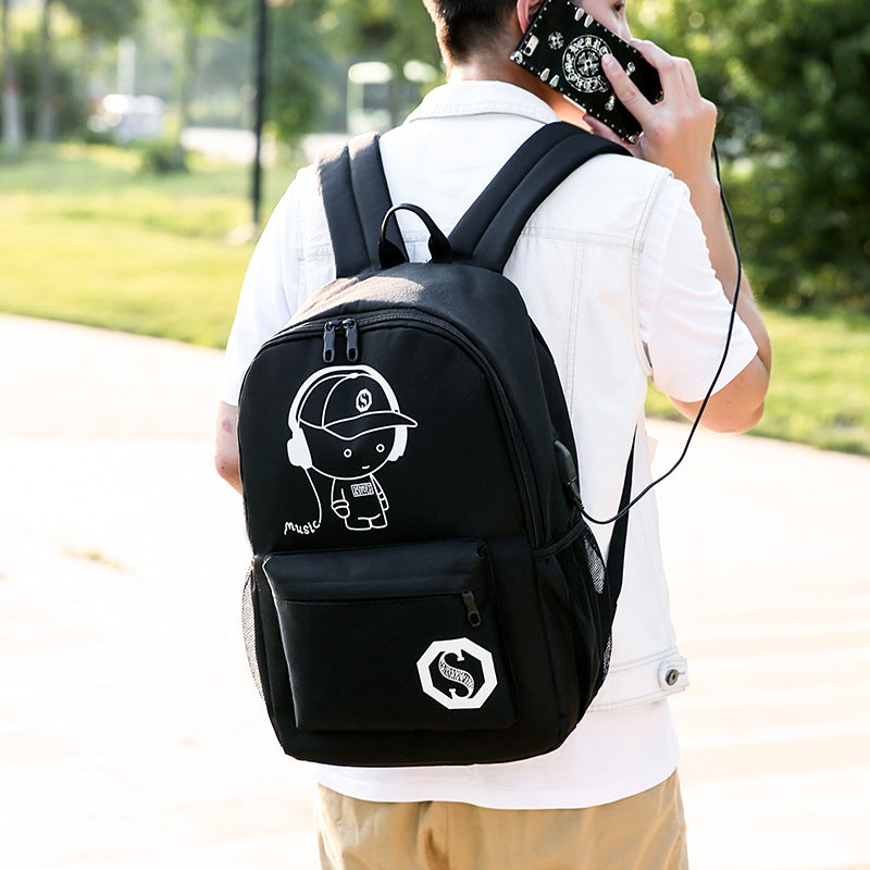 Luminous Learning Mesh Backpack