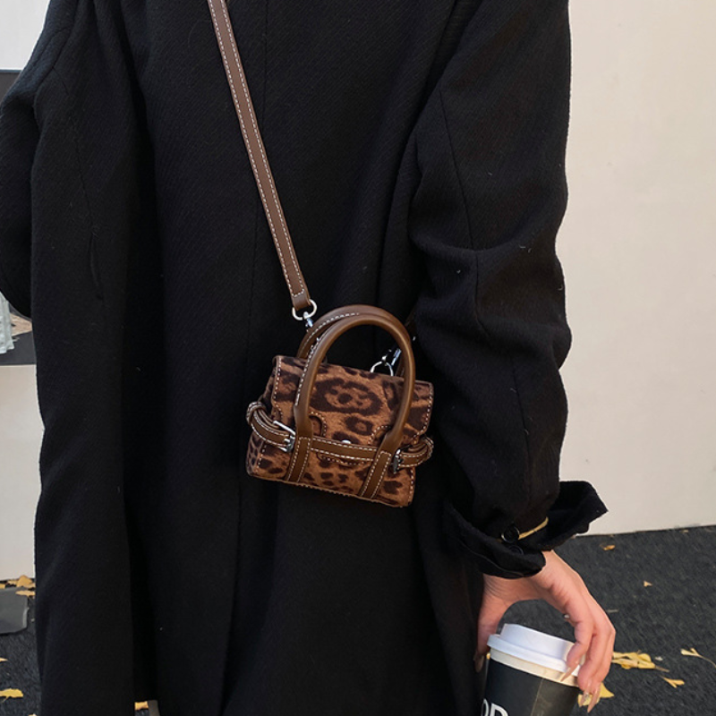 Leopard Muse Women’s Square Crossbody Bag