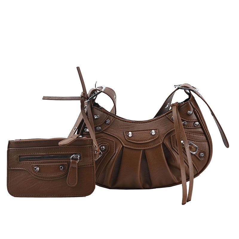 Multi-functional Biker Shoulder Bag