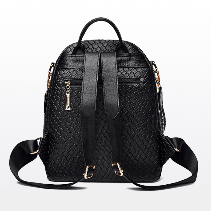 Soft Leather Fashion Backpack For Women