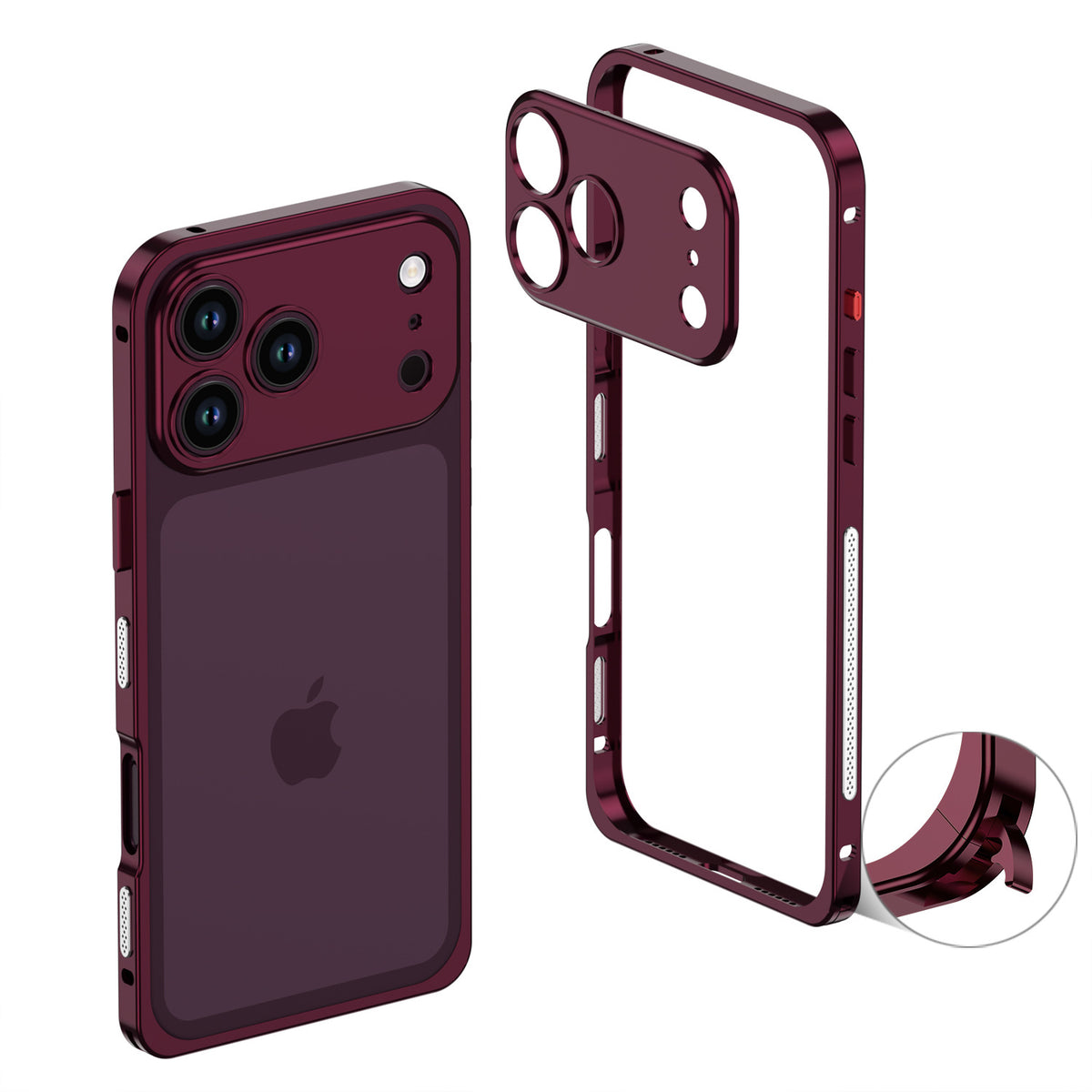 Metal Cooling Frame Phone Case