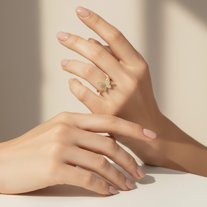 Auric Loop Retro Open Ring