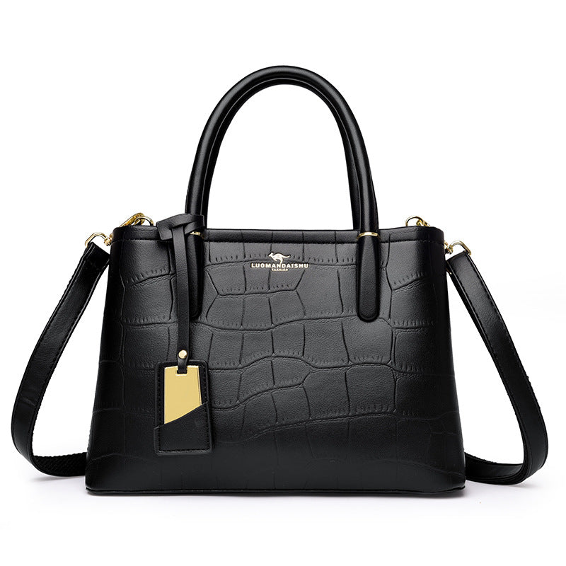 Elite Croc Embossed Handbag