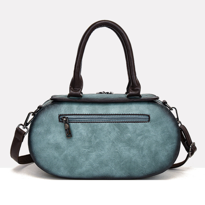 Retro Chic Cylindrical Handbag