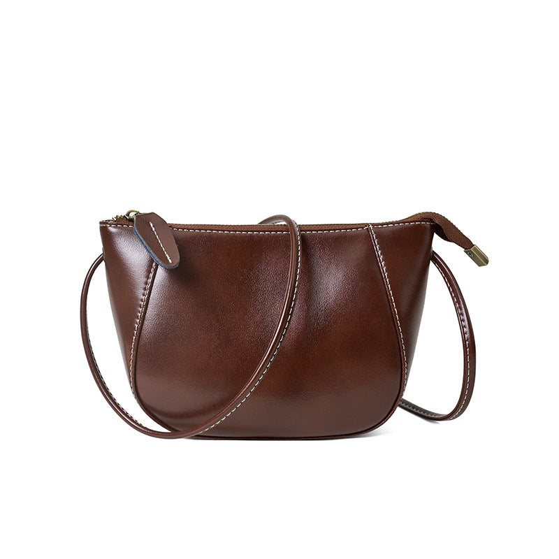 Luxe Leather Casual Shoulder Bag