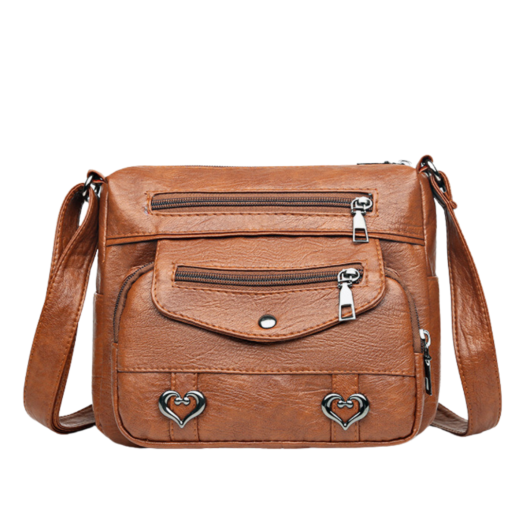 Versatile Soft Leather Women's Shoulder Bag