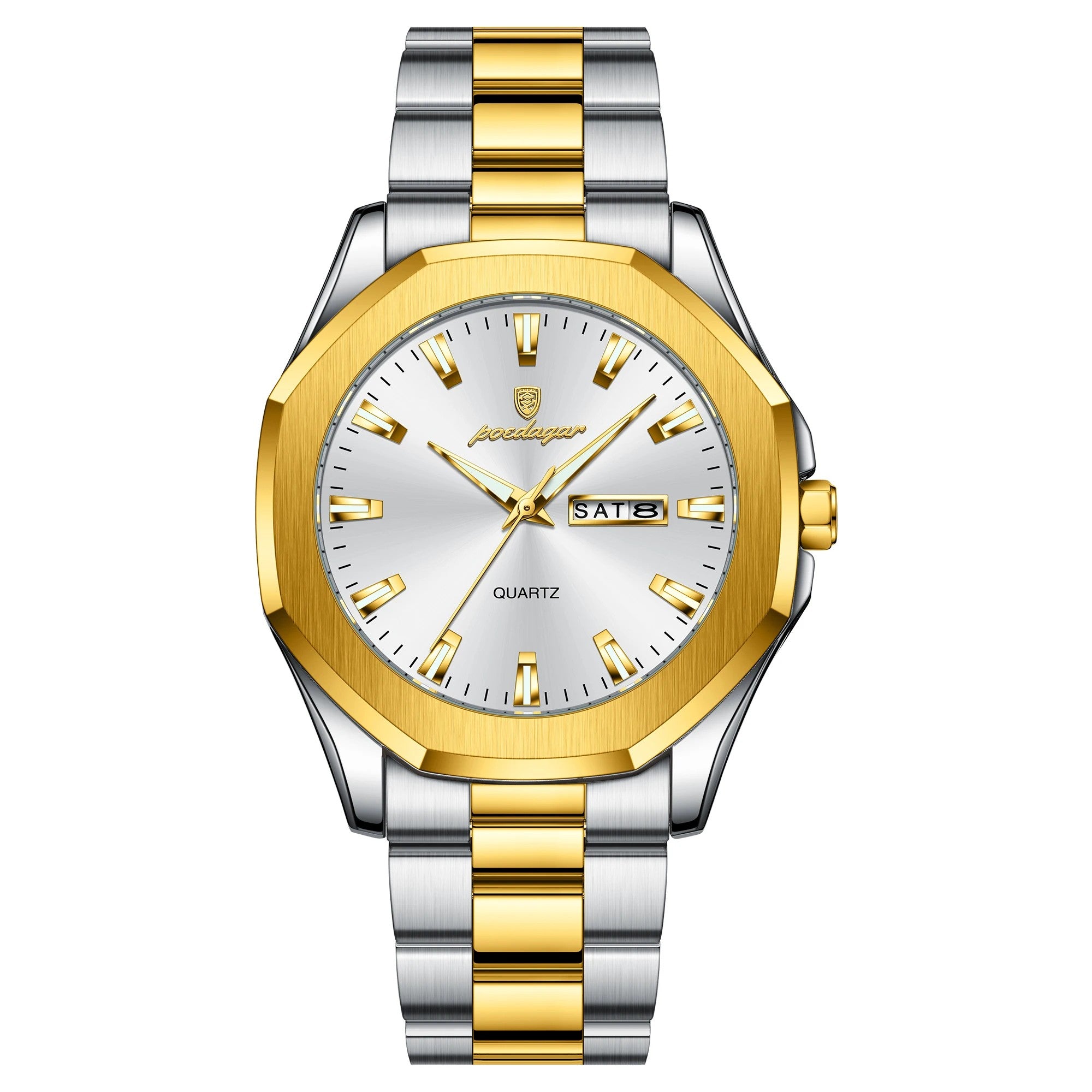 Classic Steel Band Quartz Watch For Men