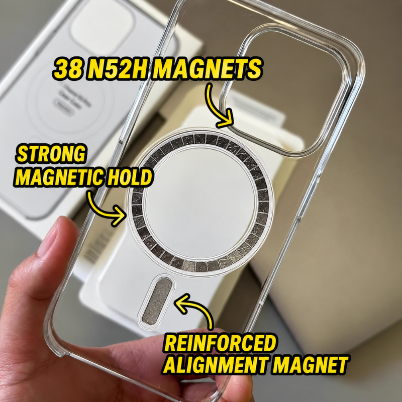 Crystal Clear Magnetic Phone Case