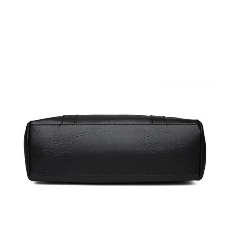 Soft Leather Texture Large Casual Tote Bag