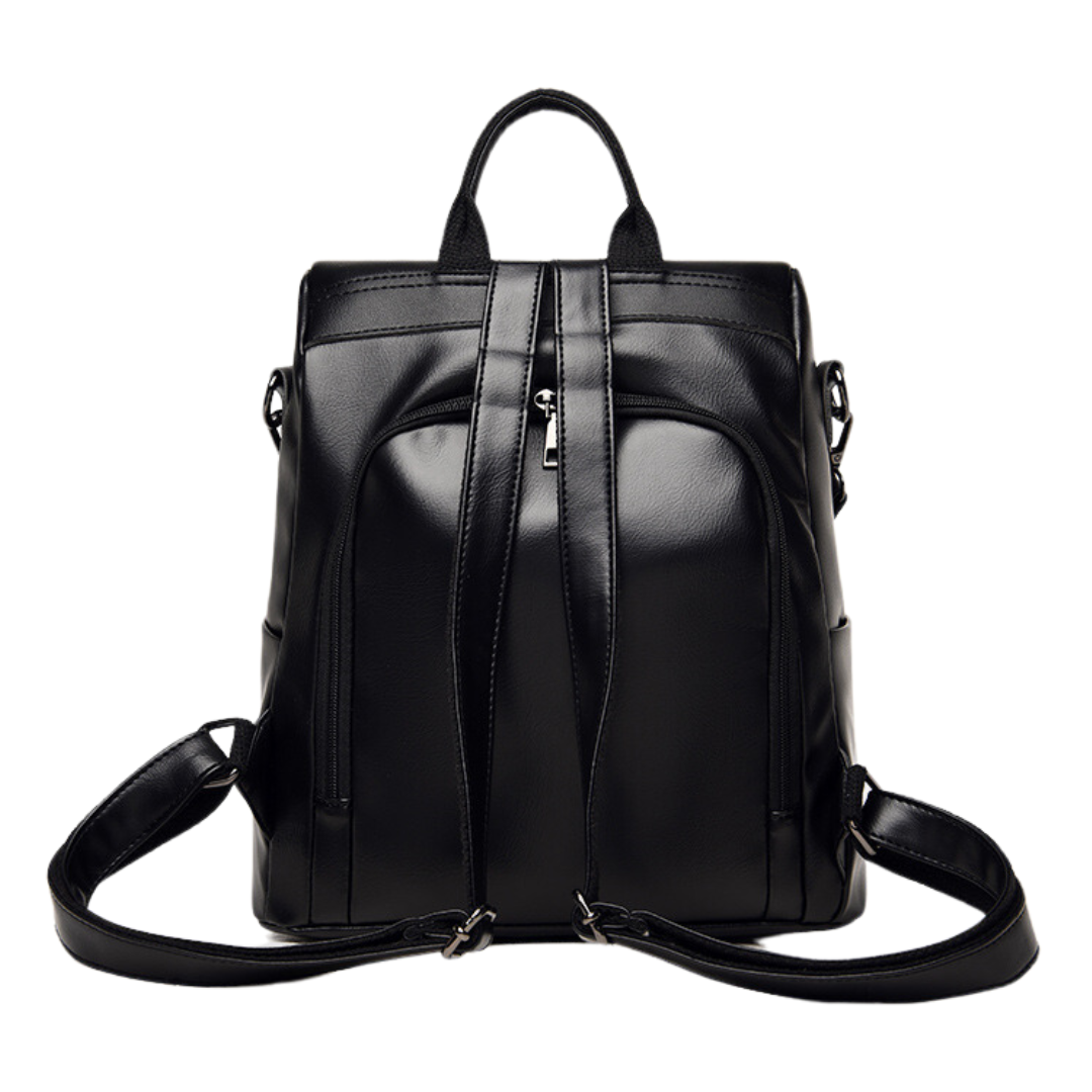 Modern Classic PU Leather Backpack