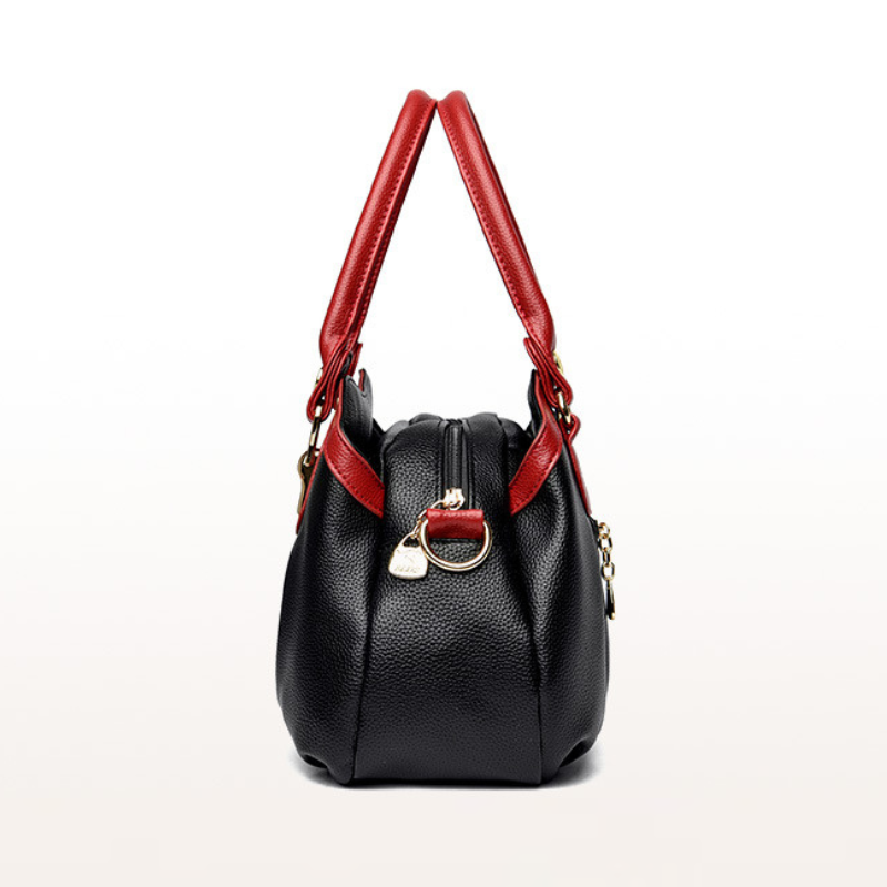Elegant Color Block Handbag
