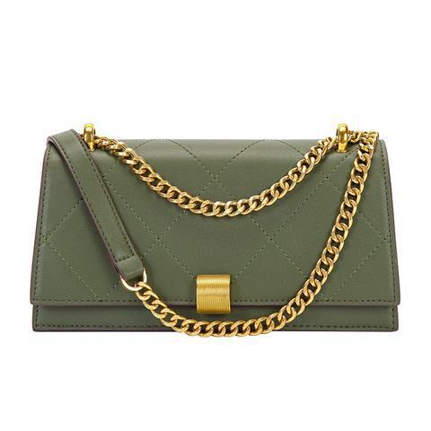 Luxe Fusion Chain Square Crossbody Bag