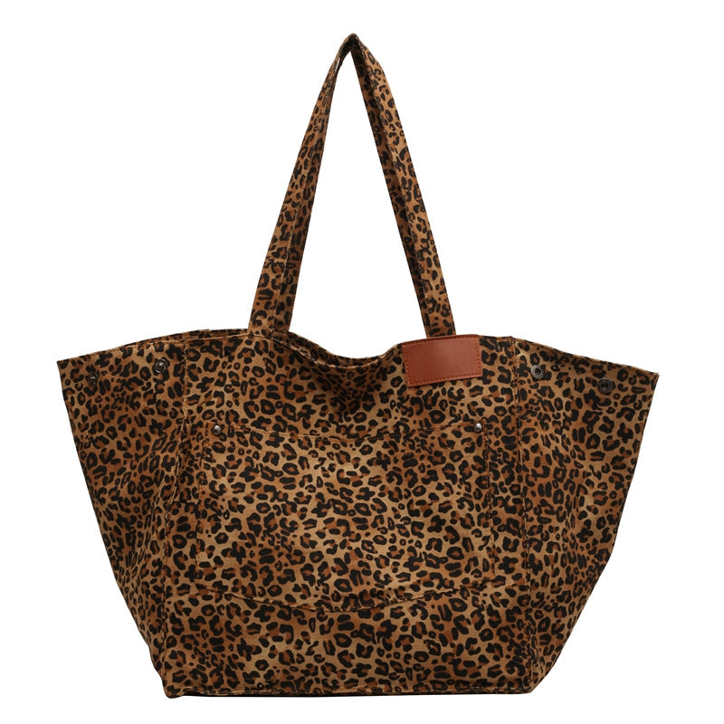 Leopard Print Tote Bag