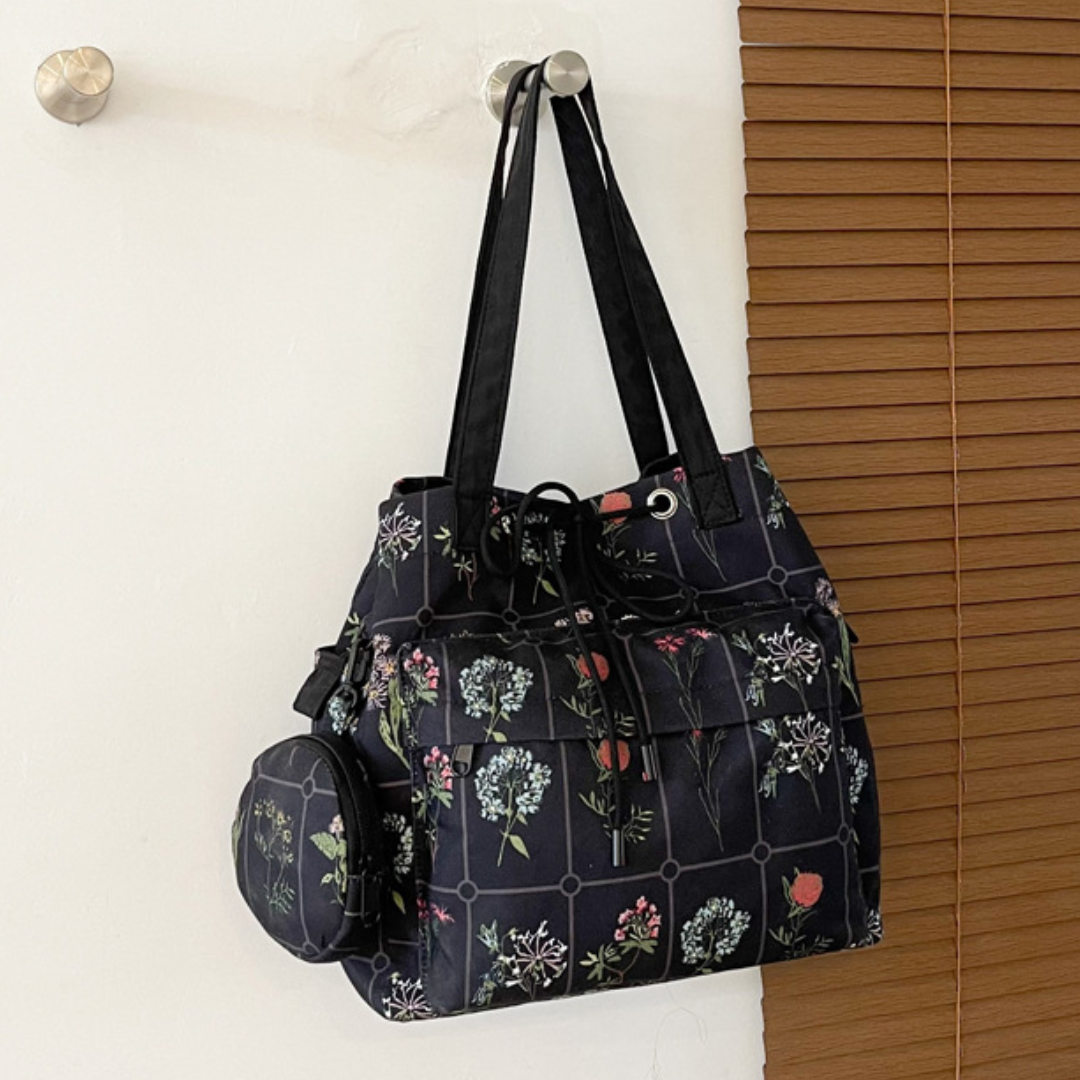 Printed Large Capacity Shoulder Bag