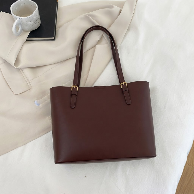 Colorblock Large Capacity Tote Bag