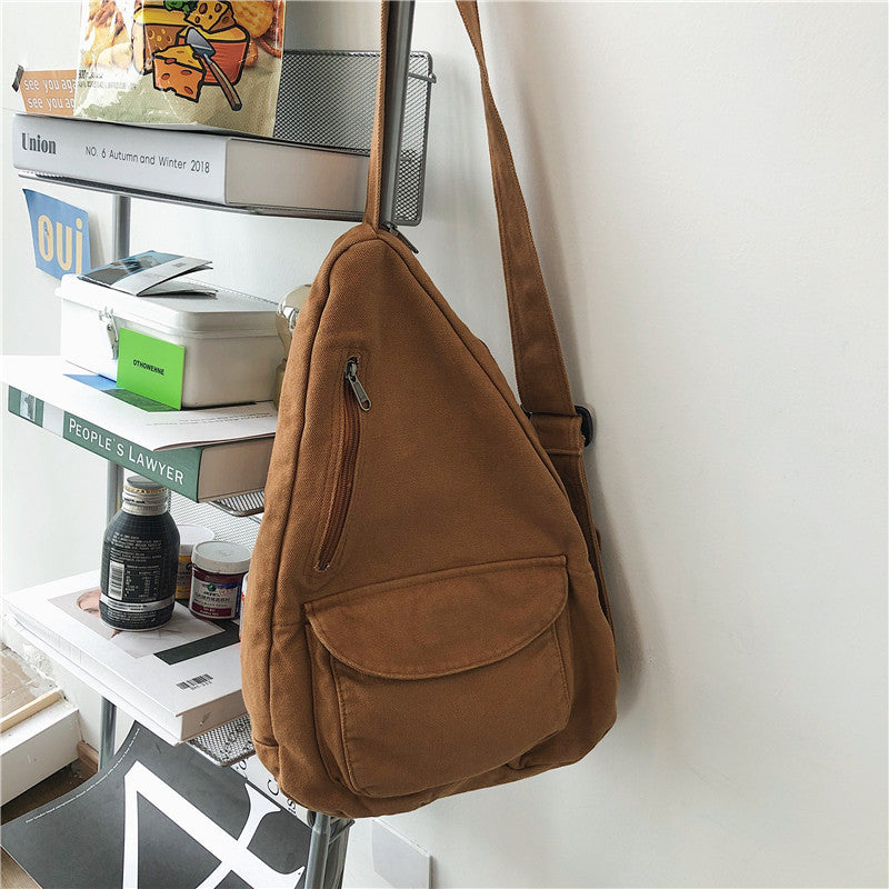 Urban Harmony Canvas Crossbody Bag