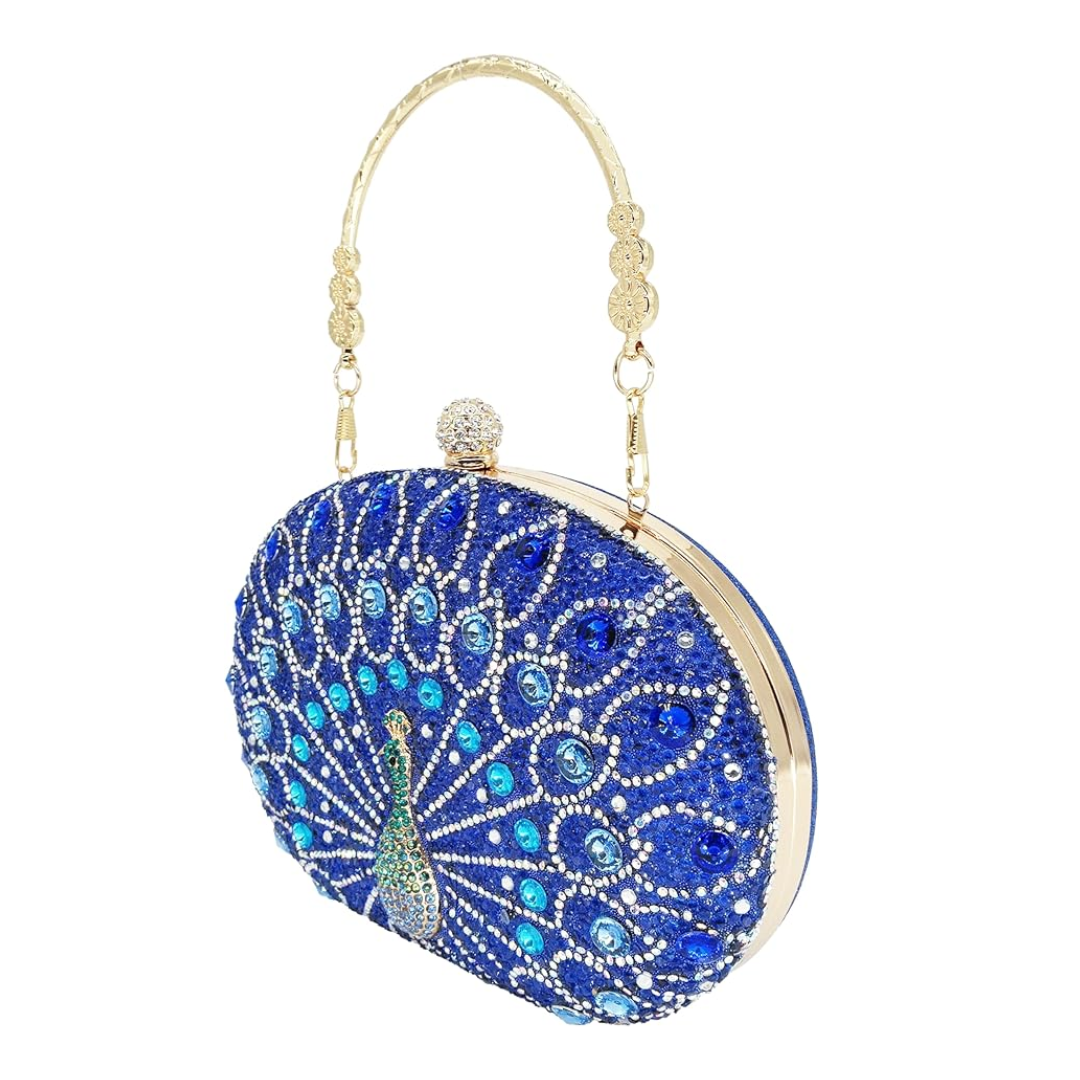 Peacock Radiance Clutch