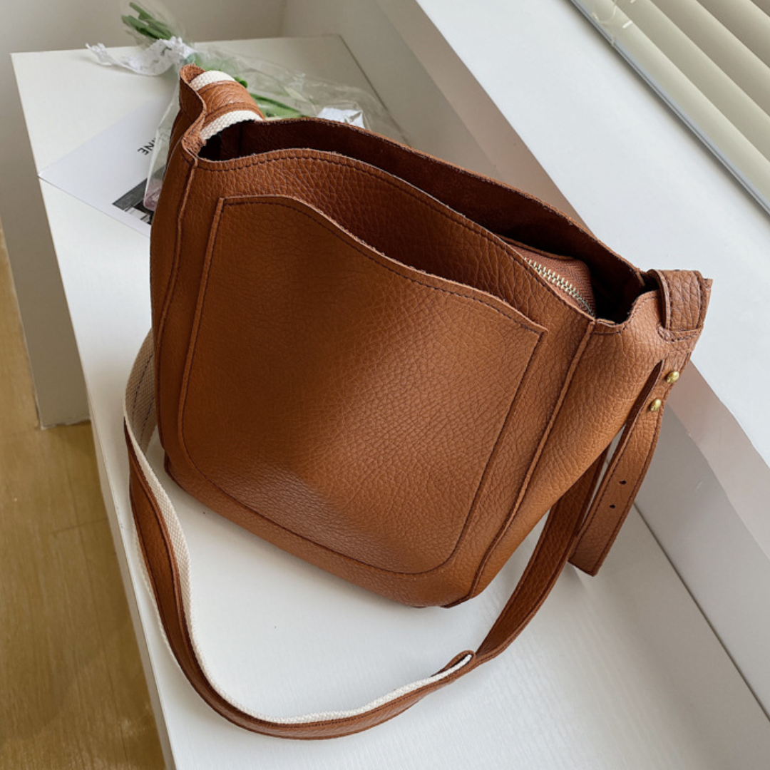 Solid Color Crossbody Bag