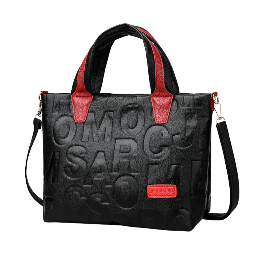 Mbossed Letter Tote Bag