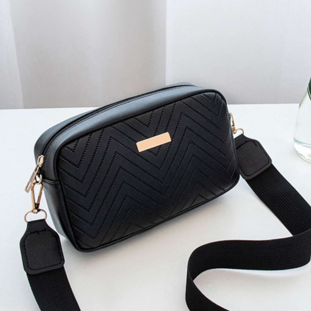 Chevron Style Crossbody Bag