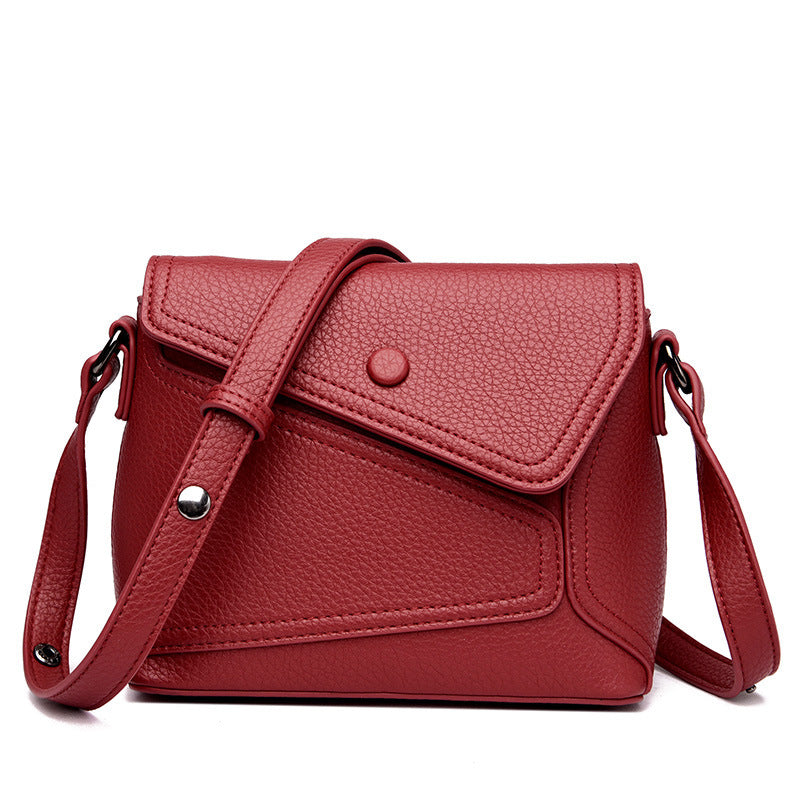 Horizontal Design Square Crossbody Bag