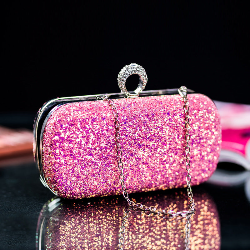 Glimmer Ring Evening Clutch