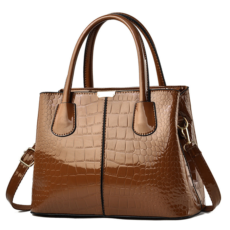 Fashionable Stone Pattern Handbag