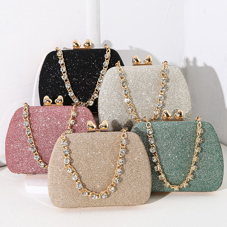 Radiant Rhinestone Clutch