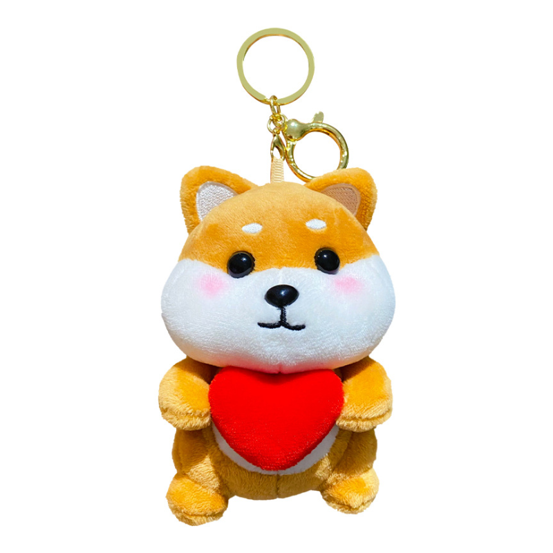 Urban adventure themed plush bag charm for travelers
